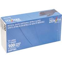 Gants jetables de calibre m&eacute;dical r&eacute;sistants &agrave; la perforation, 2T-Grand, Nitrile, 5 mils, Sans poudre, Noir, Classe 2 Advanced Consulting and Training Ltd.