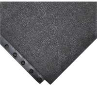 24/Seven&reg; Locksafe&reg; Anti-Fatigue Mat, Smooth, 3' x 3' x 5/8", Black, Natural Rubber Advanced Consulting and Training Ltd.