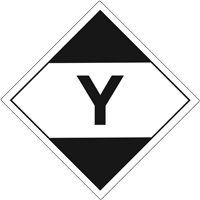 &eacute;tiquettes de quantit&eacute; limit&eacute;e pour transport a&eacute;rien Y, 4" lo x 4" la, Noir sur blanc Advanced Consulting and Training Ltd.
