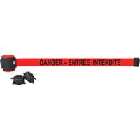 Wall Mount Barrier, Plastic, Magnetic Mount, 30', Red Tape Advanced Consulting and Training Ltd.