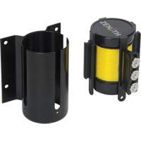 Wall Mount Barrier with Magnetic Tape, Steel, Screw Mount, 12', Yellow Tape Advanced Consulting and Training Ltd.