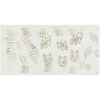 Peel-Away Cleanroom Mats & Frame Kit, 1.57 mils Thick, 18" W, 3' L x White Advanced Consulting and Training Ltd.