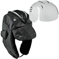 N-Ferno&reg; Zippered Trapper Hat with Bump Cap Insert, Polyurethane/Satin Lining, Medium/Small, Black Advanced Consulting and Training Ltd.