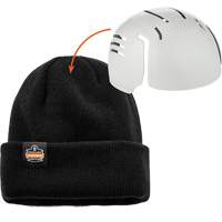 N-Ferno&reg; Zippered Rib Knit Beanie Hat with Bump Cap Insert, One Size, Black Advanced Consulting and Training Ltd.