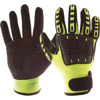 Back Tracker Impact Gloves with Back of Hand Protection, Small, Nitrile Palm, Hook & Loop Cuff Advanced Consulting and Training Ltd.