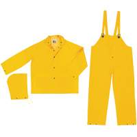 Classic Series Rain Suit, Polyester/PVC, Large, Yellow Advanced Consulting and Training Ltd.