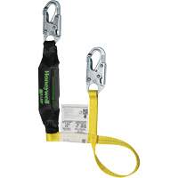 Miller&reg; HP Shock-Absorbing Lanyard, 4', Locking Snap Hook Center, Locking Snap Hook Leg Ends, Polyester Advanced Consulting and Training Ltd.