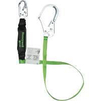 Miller&reg; HP Shock-Absorbing Lanyard, 6', Scaffold Hook Center, Locking Snap Hook Leg Ends, Polyester Advanced Consulting and Training Ltd.