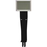 Porte-distributeur/enseigne pour poteaux de barri&egrave;re pour le contr&ocirc;le des foules, Noir Advanced Consulting and Training Ltd.