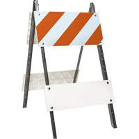 Barricade prismatique, Repliable, 24" lo x 45" h, Orange/Blanc Advanced Consulting and Training Ltd.