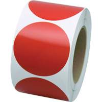 Marking Shapes, Circle, 3" L x 3" W, Red, Vinyl Advanced Consulting and Training Ltd.
