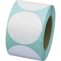 Coloured Marking Dots, Circle, 3" L x 3" W, White, Vinyl Advanced Consulting and Training Ltd.