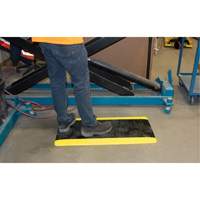 Anti-Fatigue Matting, Diamond, 1-2/3' x 3-1/4' x 3/4", Black/Yellow, Polyurethane Advanced Consulting and Training Ltd.
