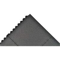 Cushion-Ease&reg; Interlocking Anti-Fatigue Mat, Pebbled, 3' x 3' x 3/4", Black, Natural Rubber Advanced Consulting and Training Ltd.