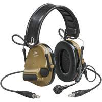 Casque VI NIB avec deux fils de sortie et rail arc Peltor ComTac, Style Bandeau, 23 dB Advanced Consulting and Training Ltd.
