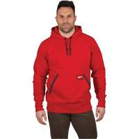 Heavy-Duty Pullover Hoodie, Men's, Small, Red Advanced Consulting and Training Ltd.