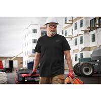 T-shirt de travail hybride, Hommes, Petit, Noir Advanced Consulting and Training Ltd.