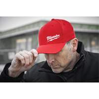 Flexfit&reg; Fitted Hat, Red, Poly-Cotton Advanced Consulting and Training Ltd.