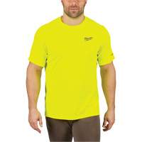 Workskin Lightweight High Visibility Shirt, Men's, Small, Yellow Advanced Consulting and Training Ltd.