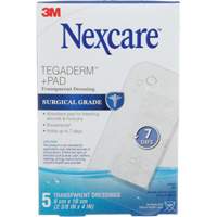 Pansement + tampon transparent Nexcare Tegaderm, Rectangulaire/carr&eacute;e, 4", Plastique, St&eacute;rile Advanced Consulting and Training Ltd.