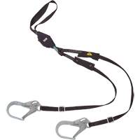 V-Series Utility Energy Absorbing Lanyard, 6', Rebar Hook Center, Snap Hook Leg Ends, Nylon Advanced Consulting and Training Ltd.