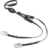 V-Series Utility Energy Absorbing Lanyard, 6', Snap Hook Center, Snap Hook Leg Ends, Nylon Advanced Consulting and Training Ltd.