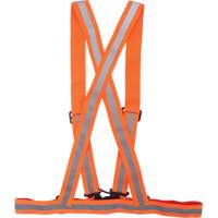 Harnais pour la circulation, Orange haute visibilit&eacute;, Couleur r&eacute;fl&eacute;chissante Argent, Moyen Advanced Consulting and Training Ltd.
