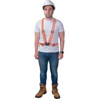 Harnais pour la circulation, Orange haute visibilit&eacute;, Couleur r&eacute;fl&eacute;chissante Argent, Moyen Advanced Consulting and Training Ltd.