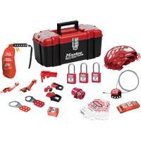 Standard Lockout Kit with Zenex Thermoplastic Locks, Electrical/Valve Kit, 27 Components Advanced Consulting and Training Ltd.