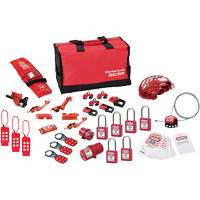 Premier Lockout Kit with Zenex Thermoplastic Locks, Electrical/Valve Kit, 34 Components Advanced Consulting and Training Ltd.