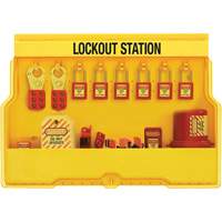 Premier Electrical Lockout Station, Thermoplastic Padlocks, 16 Padlock Capacity, Padlocks Included Advanced Consulting and Training Ltd.