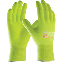 ATG MaxiFlex&reg; Ultimate High Visibility Seamless Gloves, Large, Nitrile Coating, 15 Gauge, Nylon/Elastane Shell Advanced Consulting and Training Ltd.