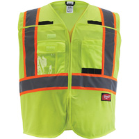 Veste de s&eacute;curit&eacute; pour signaleur, Jaune lime haute visibilit&eacute;, Moyen/Petit Advanced Consulting and Training Ltd.