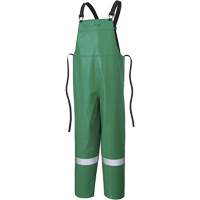 P43 035 CA-43&reg; FR Chemical- & Acid-Resistant Safety Bib Pants, Small, Green Advanced Consulting and Training Ltd.