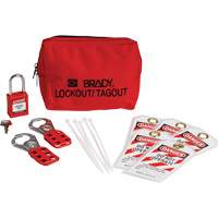 Lockout Tagout Kit with Nylon Safety Padlock in Pouch, Electrical Kit, 14 Components Advanced Consulting and Training Ltd.
