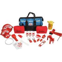 Lockout Tagout Kit with Nylon Safety Lockout Padlocks in Duffel Bag, Electrical/Valve Kit, 31 Components Advanced Consulting and Training Ltd.