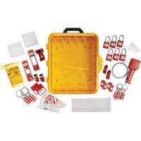Electrical Lockout Station with Keyed Different Nylon Safety Lockout Padlocks, Plastic Padlocks, 60 Padlock Capacity, Padlocks Included Advanced Consulting and Training Ltd.