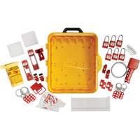 Electrical Lockout Station with Keyed Alike Nylon Safety Lockout Padlocks, Plastic Padlocks, 55 Padlock Capacity, Padlocks Included Advanced Consulting and Training Ltd.
