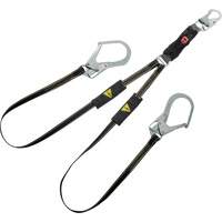 V-Series Welding Energy Absorbing Lanyard, 6', Rebar Hook Center, Snap Hook Leg Ends, Kevlar&reg;/Metal/Nylon Advanced Consulting and Training Ltd.