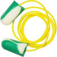 Bouchons d'oreilles biosourc&eacute;s Mega Bullet BioSoft, Vrac - Boîte, Avec cordon Advanced Consulting and Training Ltd.