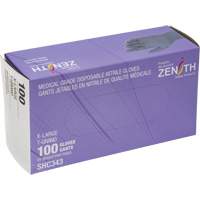 Gants jetables de calibre m&eacute;dical, T-Grand, Nitrile, 6 mils, Sans poudre, Noir, Classe 2 Advanced Consulting and Training Ltd.