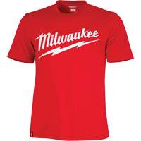 Heavy-Duty Short-Sleeved T-Shirt with Milwaukee&reg; Logo, Men's, Small, Red Advanced Consulting and Training Ltd.
