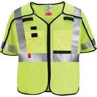 Gilet de s&eacute;curit&eacute; &agrave; maille d&eacute;tachable, Noir/Jaune lime haute visibilit&eacute;, Moyen/Petit Advanced Consulting and Training Ltd.