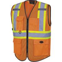 6960 Veste de s&eacute;curit&eacute; &agrave; maille en avant, Orange haute visibilit&eacute;, Moyen, Polyester Advanced Consulting and Training Ltd.