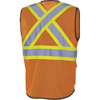 6960 Veste de s&eacute;curit&eacute; &agrave; maille en avant, Orange haute visibilit&eacute;, Moyen, Polyester Advanced Consulting and Training Ltd.