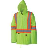 5599 Lightweight Waterproof Rain Suit, Polyester/PVC, X-Small, High Visibility Lime-Yellow Advanced Consulting and Training Ltd.