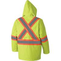5609 210D Waterproof Rain Suit, Polyester/PVC, X-Small, High Visibility Lime-Yellow Advanced Consulting and Training Ltd.
