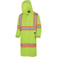 5631 The Rock 300D Waterproof Long Coat, Polyester, Small, High Visibility Lime-Yellow Advanced Consulting and Training Ltd.