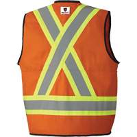 7732 Veste d'arpenteur ignifuge et r&eacute;sistant aux arcs &eacute;lectriques FR-Tech, Petit, Orange haute visibilit&eacute;, 9,7 cal/cm² Advanced Consulting and Training Ltd.