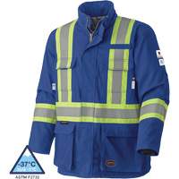 5523 Manteau de s&eacute;curit&eacute; ignifuge, Petit, Bleu royal, 58 cal/cm² Advanced Consulting and Training Ltd.